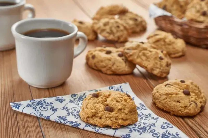 Cookies de Aveia e Passas Uma Delicia